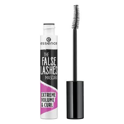 Essence Cosmetics The False Lashes Mascara Extreme Volume & Curl 01 Black, 10 ml