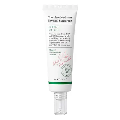 Crème solaire physique complète sans stress - Crème pour le visage avec écran solaire minéral SP