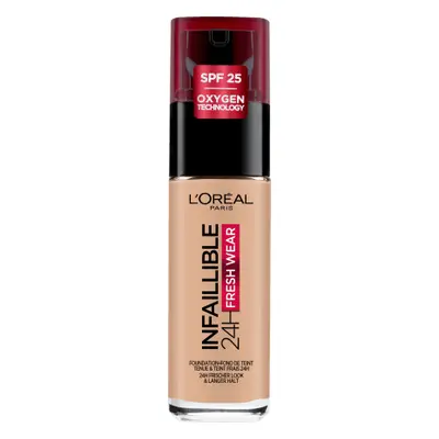 Loreal Paris Infaillible 32H Fond de teint Fresh Wear 145 Rose Beige, 30 ml