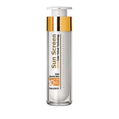 Crème solaire pour le visage SPF 30 Écran solaire Color Velvet, 50 ml, Frezyderm