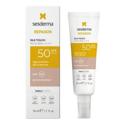 Silk Touch Color Repaskin Crème solaire teintée pour le visage SPF50, 50 ml, Sesderma