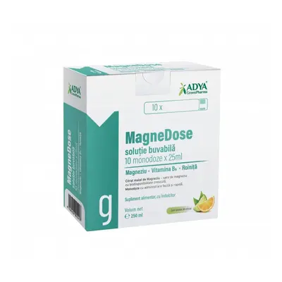 MagneDose solution orale 10 unidoses x 25ml - Adya