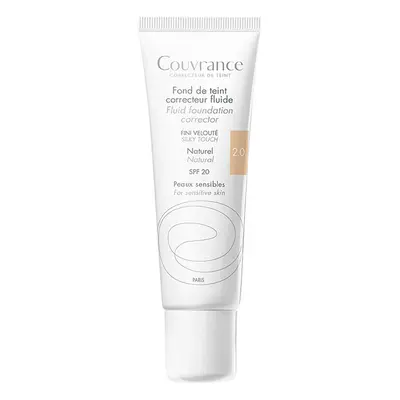 Fond de teint fluide Correcteur SPF 20 Couvrance, Naturel 2.0, 30 ml, Avène