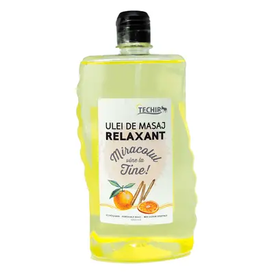 Huile de massage relaxante, 1000 ml, Techir