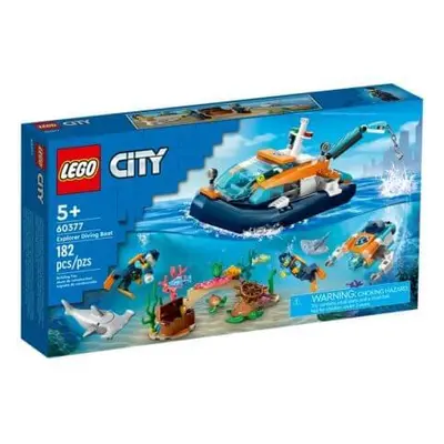 Bateau de plongée d'exploration, +5 ans, 60377, Lego City