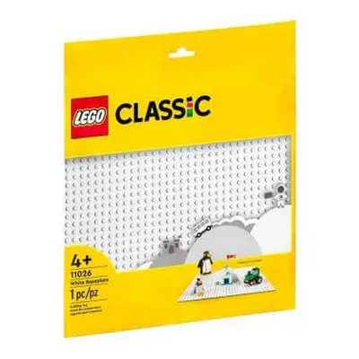 Plaque de base Lego Classic, blanche, 11026, Lego