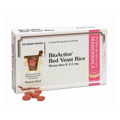 Bio Active Red Yeast Rice, 60 comprimés pelliculés, Pharma Nord