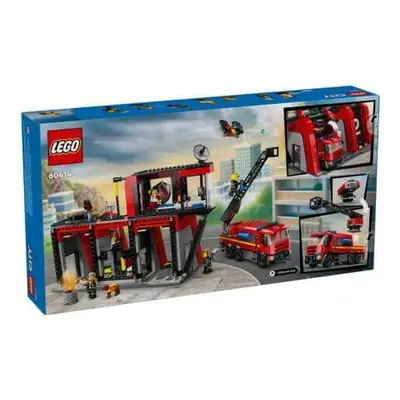 Caserne et camion de pompiers, +6 ans, 60414, Lego City