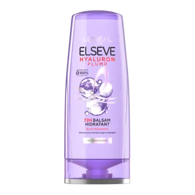 Après-shampooing hydratant pour cheveux déshydratés Hyaluron Plump, 200 ml, Elseve