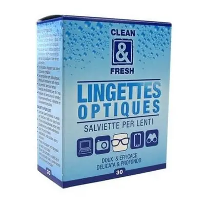 Lingettes humides pour verres, 30 pièces, Clean & Fresh