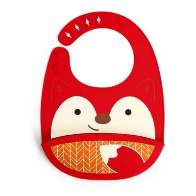 Bavoir en silicone Zoo Fox, Skip Hop