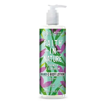 Lotion végétalienne à la lavande et au musc x 400ml, Faith in Nature