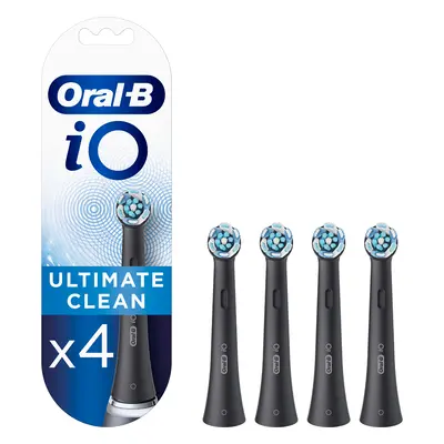 iO Brossettes Ultimate Clean, Noires, 4 pièces, Oral-B