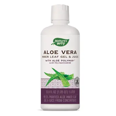 Aloe Vera, gel et jus, 1L, Natures Way