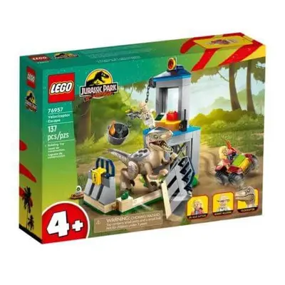 La fuite d'un Vélociraptor Lego Jurassic World, +4 ans, 76957, Lego