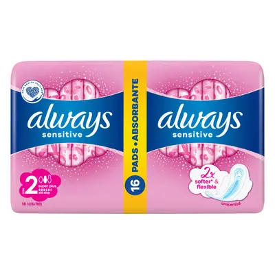 Absorbants Always Ultra Sensitive Super Plus, 16 pièces, P&G