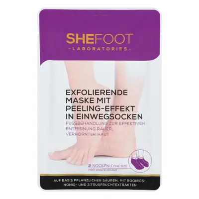 SHEFOOT Masque exfoliant pour les pieds, 1 pc