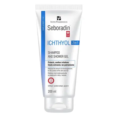 Seboradin Ichthyol Shampooing et gel douche 2 en 1, 200 ml, Lara