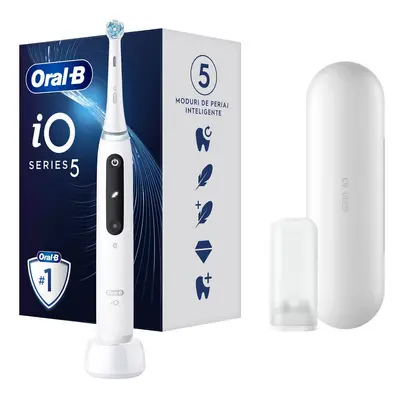 Brosse à dents électrique iO5 Quite White, Oral-B