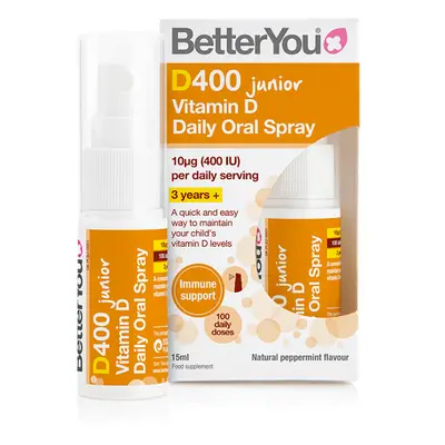 Vitamine D Oral Spray Junior, 400 UI, 15ml, BetterYou