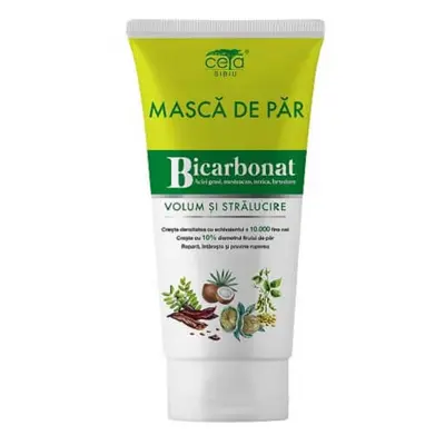 Masque capillaire au bicarbonate, protéines, peptides et acides aminés, 150 ml, Ceta Sibiu