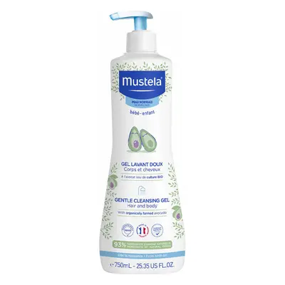 Gel nettoyant pour le corps et les cheveux, 750 ml, Mustela