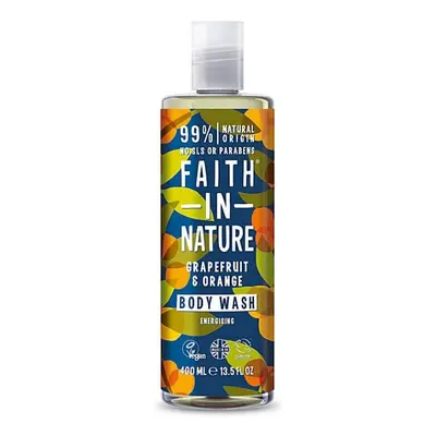 Gel douche pamplemousse et orange x 400ml, Faith in Nature