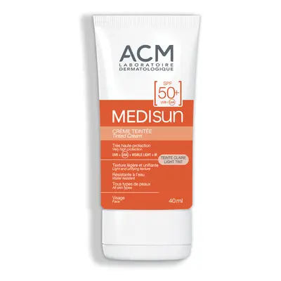 Medisun Crème solaire teintée avec SPF 50+ Light Tint, 40 ml, Acm