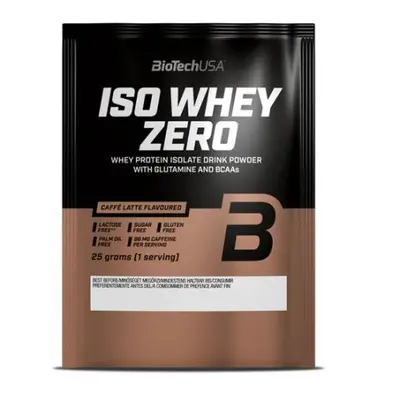 Iso Whey Zero Caffe Latte protéine en poudre, 45 g, Biotech USA