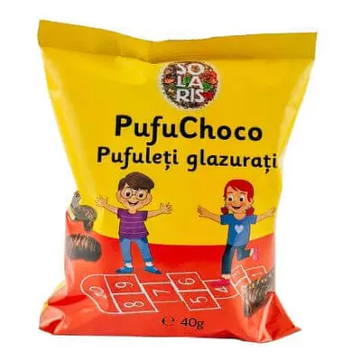 Pâte feuilletée glacée Pufu choco, 40g, Solaris