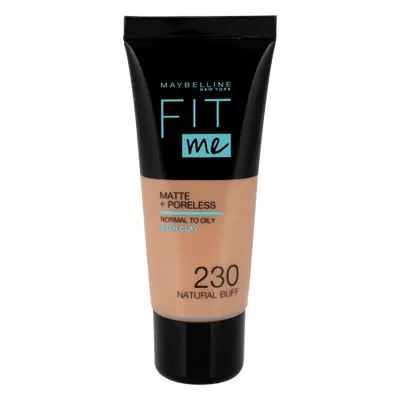 Maybelline New York Fond de teint Fit Me Matte & Poreless 230 Natural Buff, 30 ml