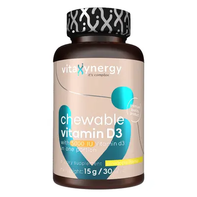 VitaXynergy Vitamina D3 5000 UI x 30cpr mastic