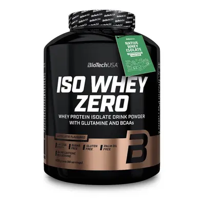 Iso Whey Zero Biotech USA Caffe Latte protéine en poudre, 2270 g