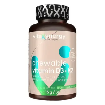 VitaXynergy Vitamina D3 2000 UI + Vitamina K2 x 30 cpr mastic