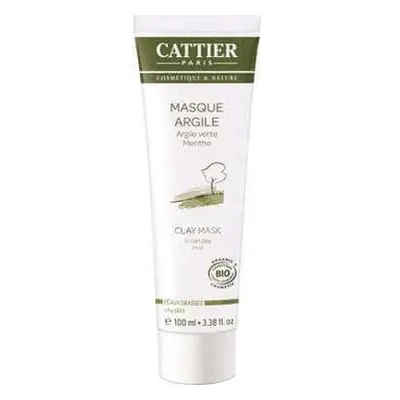 Masque bio à l'argile verte, 100 ml, Cattier