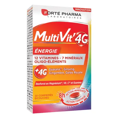 MultiVit 4G energy, 30 comprimés, Forte Pharma