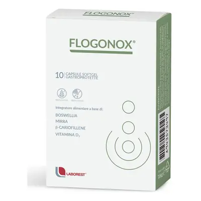 Complément alimentaire Flogonox, 10 gélules molles gastro-résistantes, Laborest Italia