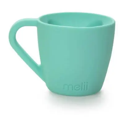 Tasse pour enfants avec design intérieur, ours, bleu, miel