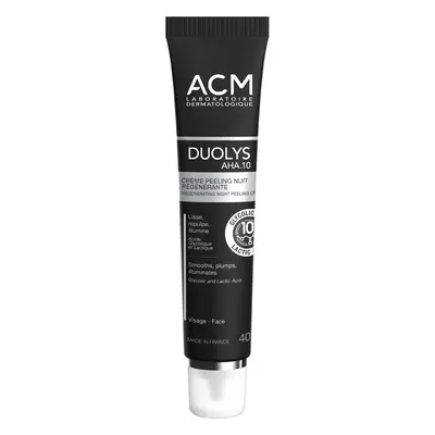 Duolys AHA.10 crème peeling de nuit régénérante, 40 ml, Acm