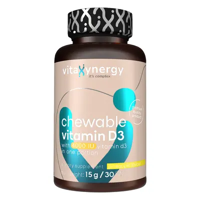 VitaXynergy Vitamina D3 4000 UI x 30cpr mastic