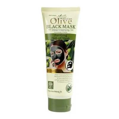 Masque de visage au charbon actif, aux olives et à la vitamine E et B, Wokali, masque noir aux o