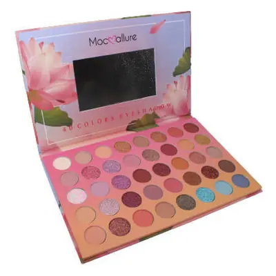 Kit de maquillage palette d'ombres à paupières, Lotus, Mocallure, 40 couleurs