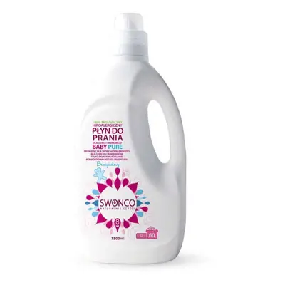 Lessive hypoallergénique sans parfum Baby Pure, 1500ml, Swonco