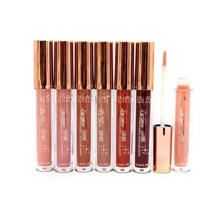 Set de 6 gloss, Ushas, Shine Lip Gloss, 01