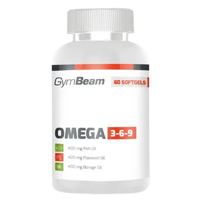 GymBeam Omega 3-6-9, sans arôme, 60 gélules