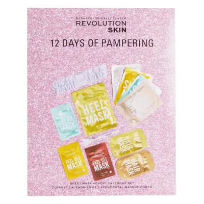 Revolution Skincare, Calendrier de l'Avent 12 jours de masques pour le visage, le corps et les c