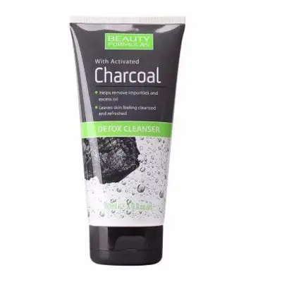 Masque détoxifiant au charbon de bois Beauty Formulas, 150 ml, Drammock