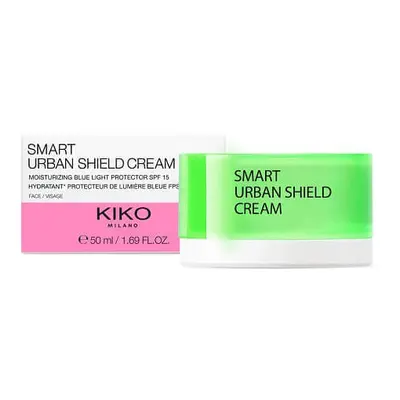 Crème hydratante pour le visage, Kiko, Smart Urban Shield, SPF15, 50 ml