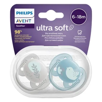 Philips Avent Ultrasoft Premium Pet Pacifier 6-18m 2 pcs