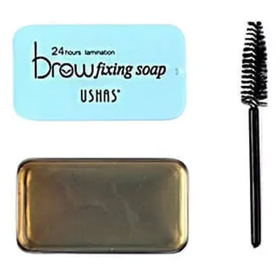 Savon coiffant pour sourcils, Ushas, Savon fixateur de sourcils 24h, brosse incluse